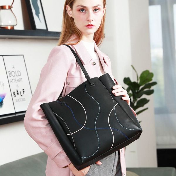 

new designer luxury handbags purses european and american leather handbags large-capacity tote bag mother-in-law shoulder bag 9016