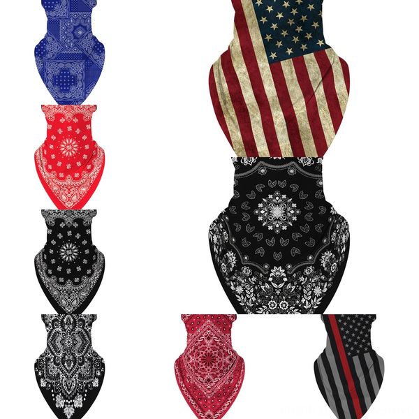 

4w58k повязка на голову шарф хип-хоп банданы головной платок шарфы открытый карман полотенце магия шеи велоспорт череп старинные банданы мас, Black