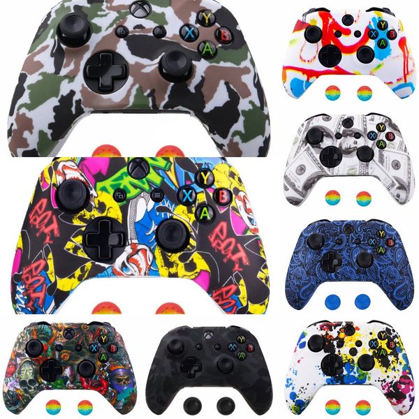 

7ktl2 flexible antislip silicone soft guards skin protective case xbox protector one xbox one controller cover for elite