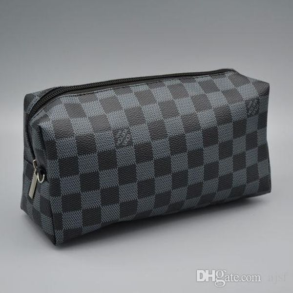 

luxury designer wallets fashion women handbags purses lattice coin purse cosmetic bags for parety high quality, Black