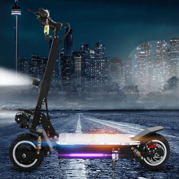 

11inch 80km/h e scooter 60v3200w with samsung 30ah battery powerful off road foldable electric scooter adulto patinete electrico