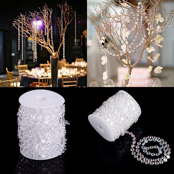 

acrylic faux crystal beaded curtain door string curtain wedding party dcor