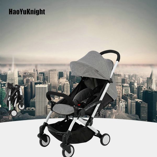 

2019 new style baby2b1 stroller light folding car umbrella can sit can lie ultra-light portable on the plane