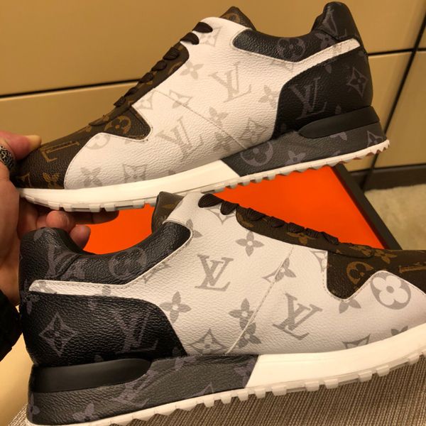 

2020 new luxury leather casual shoes men's coach sneakers men's shoes leather fashion mixed color original box, Black