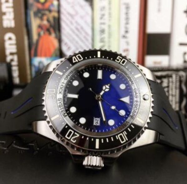 

43 мм сапфировые часы керамический безель dweller серии 316l нержавеющая сталь спортивные часы 126600-ln механизм с автоподзаводом резинка, Slivery;brown