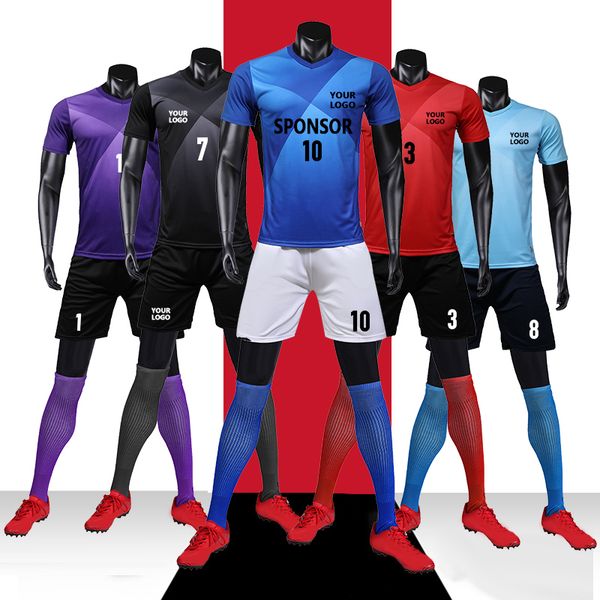 

Men 039 occer jer ey with hirt and hort training football hirt cu tomized jogging hirt hort cu tom occer team uniform with pock