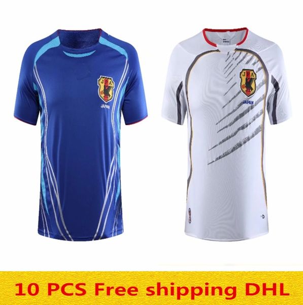 

2002 2006 japan retro soccer jerseys home away 06 07 nakamura nakata inamoto miyamoto classic vintage football shirts thailand, Black;yellow