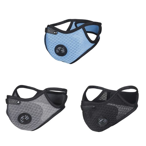 

cycling face mask dust-proof mesh mouth masks protection outdoor sportswear accessories, Black