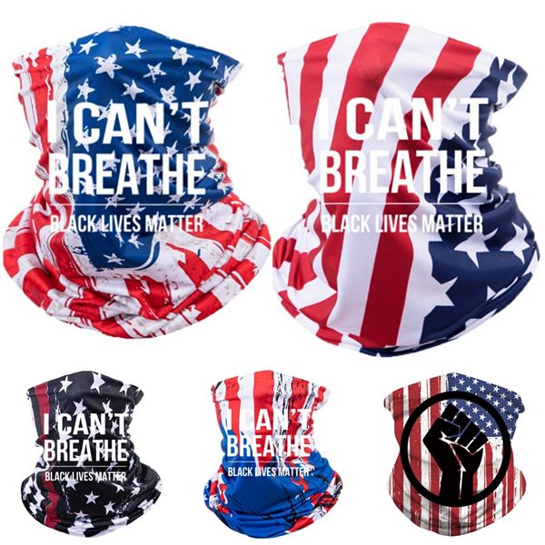 

i cant breatheblack lives matter cycling mask sun protection face er hiking magic scarves black lives matter cycling bandana 25* #8841, Blue;black