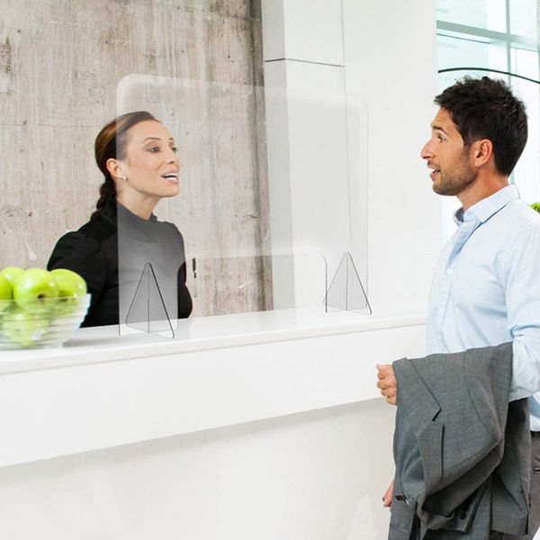 

sneeze guard acrylic protecive barrier tablecheckout shield