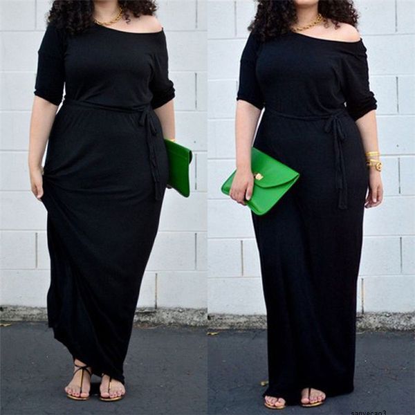 

womens designer solid color banquet dress v-neck long sleeve hip split dress pysyh, Black;gray