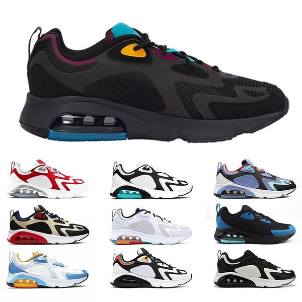 

designer 200 running shoes 200s men women bordeaux mystic green triple black white bright crimson vast grey mens trainers sports sneakers