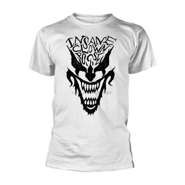 

insane clown posse face t shirt - new, White;black