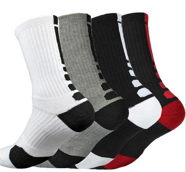 

usa professional elite basketball socks long knee athletic sport socks wzco men fashion compression thermal winter socks, Black