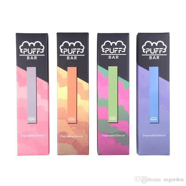 

Newest Puff Bar Disposable Device empty Pod Starter Kit 280mAh Battery Vape Pen vs eon posh vgod stig MR fog disposable 0268136