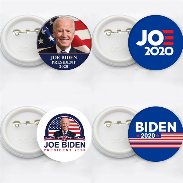

8 styles joe biden brooch 2020 us presidential election biden badge tinplate election badge party favor 6066 3000 1pcs#625