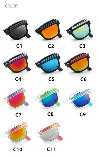 

folding sunglasses eye-catching function sunglasses for men brand graffiti glasses leg sun glasses uv goggles male gafas de sol, White;black