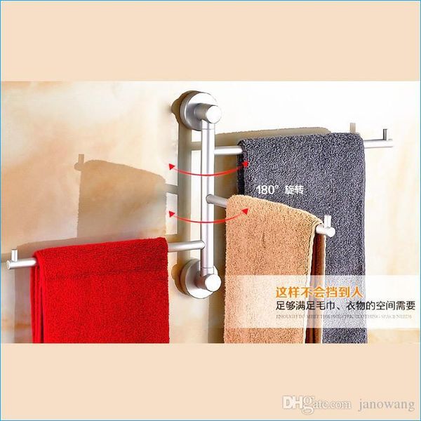 

modern bathroom space aluminum towel bars,activities rotating 3 bars towel rack,bath towel rod,j15496