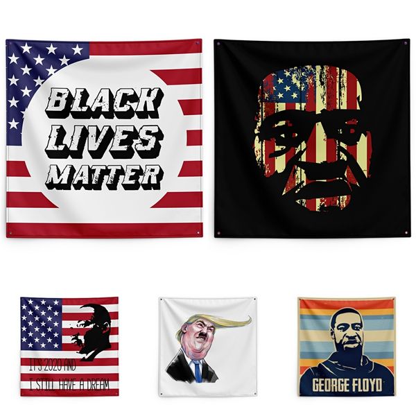 

its 2020 and i have a dream george floyd printing tapestry black lives matter household wall banner 150*150cm #qa61145
