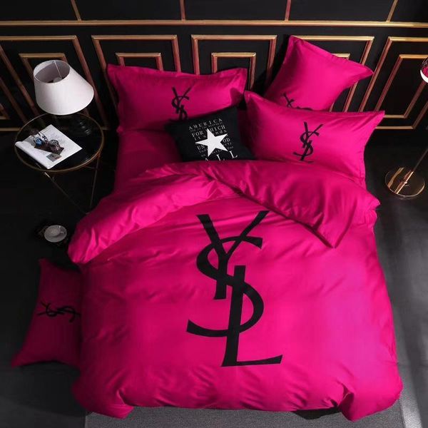 

red color cotton new home duvet cover bedding set european full  king size duvet cover ing