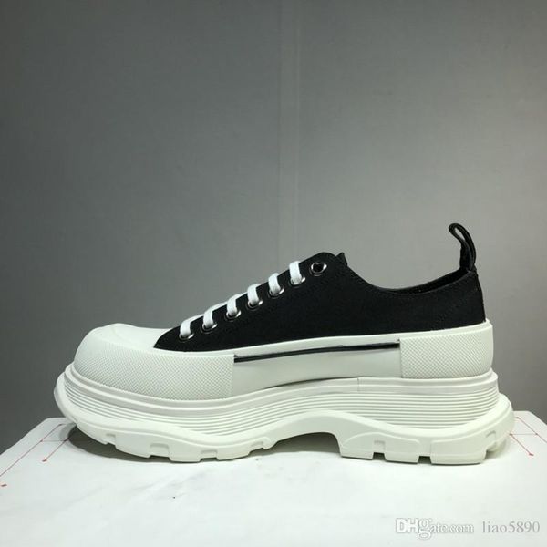 

2020 luxury designer men women casual sneakers italian fabric embellishments fashion leather shoes 5 colors select, Black