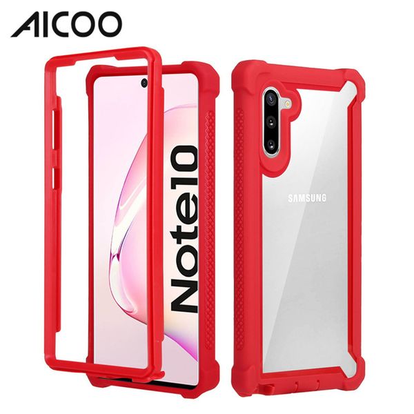 

AICOO Space Transparent Case Hybrid Armor Case Customize Shockproof Cover for iPhone XS MAX XR 8 Plus Samsung S10 J7 2018 LG Stylo 4 OPP