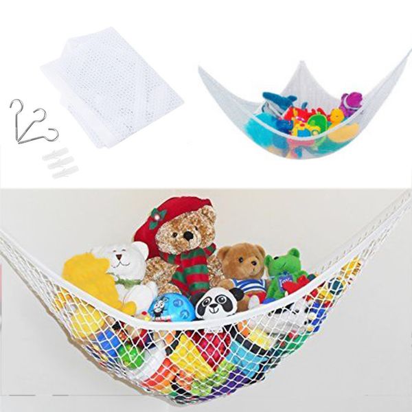 

bedding stuffed soft kids 25lbs baby mesh bedroom organizer tidy net teddy storage nursery large toy hammock dolls towels childs