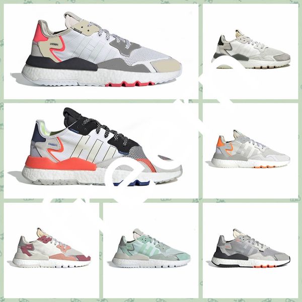 

adidas nite jogger boost nite jogger 3 м светоотражающие кроссовки для мужчин, женщин высшего качества тройной черный белый дышащий мужской