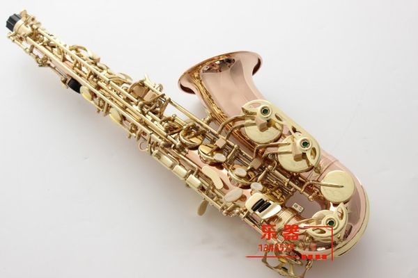 Altsaxofoon E platte Gefosforiseerd koper Plated Professionele Muziekinstrumenten Saxofoon A-992 Voor Studenten Gratis Verzending