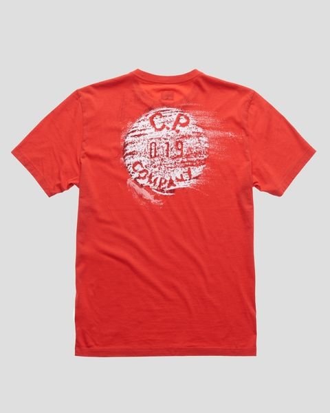 

мужская сп компания t кнопка рубашка джерси печати label print crew t-shirt cp company shirt тройники 3 цвета, White;black