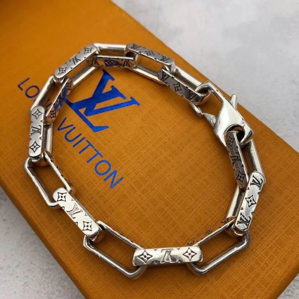 

S925 pure ilver punk bracelet for man ize in 20cm and 37g weight jewelry logo printed p 6344