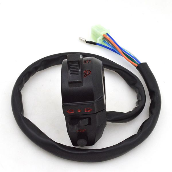 

motorcycle handlebar switch assy assembly electric start horn headlight turn signal button for honda zj125 cg125 zj cg 125