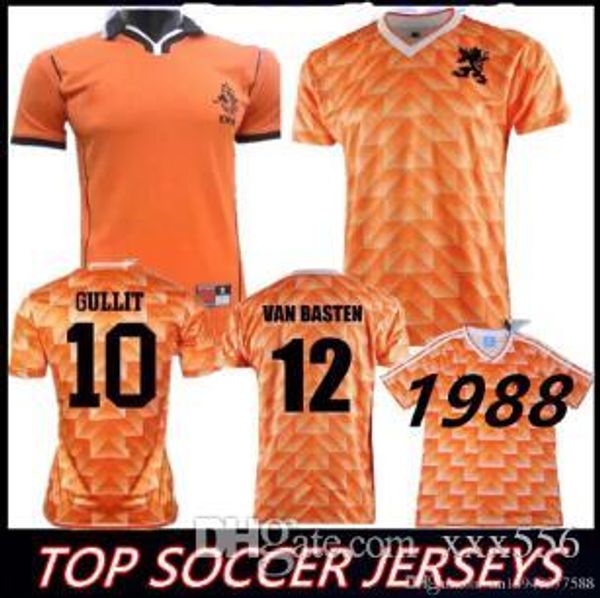 

shirt 1988 netherlands home jersey retro european cup retro jersey holland 1998 retro jersey customize velvet num, Black;yellow