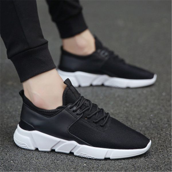 

running shoes men spring sneakers men solid breathable couple footwear soft big size women shoes outdoor sports