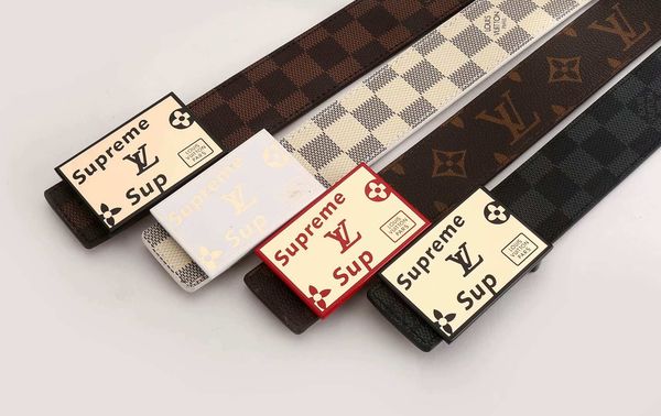 

designer belts luxury belts for men brand big buckle belt fashion mens leather belts wholesale ing, Black;brown