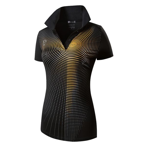 

jeansian women's casual designer short sleeve t-shirt tee shirts tshirt golf tennis badminton swt285 black2, White