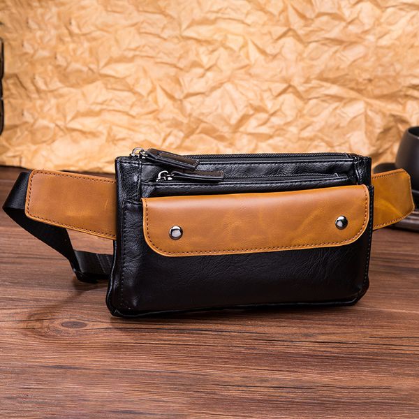 

мужской новый ремень сумка корейской открытого досуга тенденция ретро кожа грудь мешок многофункциональный европейский и американские мужска