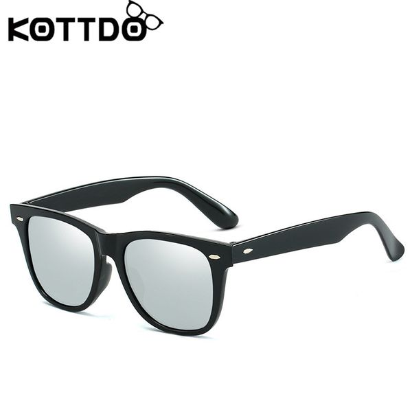 

kottdo 2020 new sunglasses fashion rice nail sunglasses retro, White;black