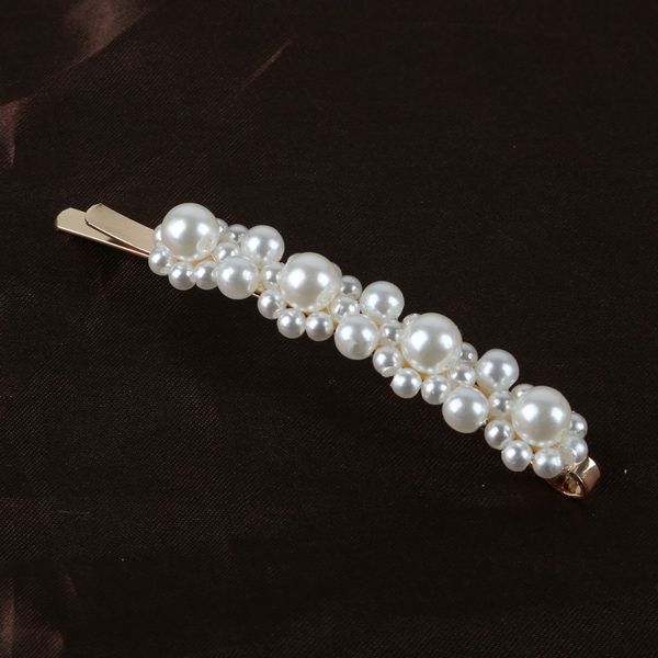 

1pc silver gold full pearl hair clip barrette pearl hairpin with pearls hair styling accessories for women girls dropshipping