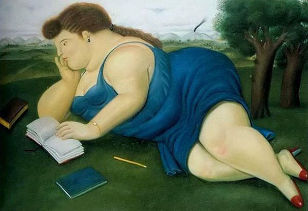 

fernando botero fat girl on canvas -4 home decor handpainted &hd print oil painting on canvas wall art canvas pictures 200205