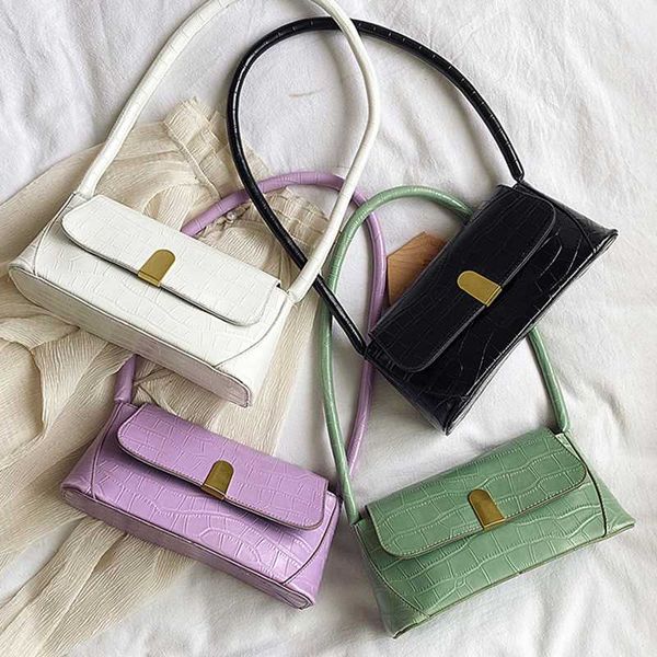 

women vintage luxury pu leather bags retro thread pattern shoulder bag casual solid ladies small messenger handbag female gift