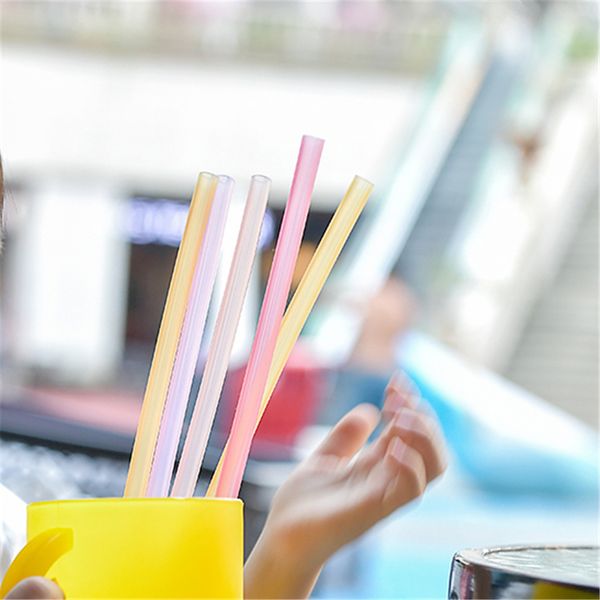 

reusable silicone straws food grade silicone flexible bent straight drinking straws with cleaner brush party bar straws jk2005