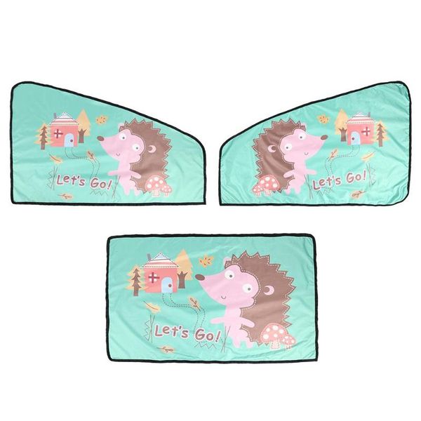 

vodool universal cartoon magnetic car sunshade side window sun visor cover curtain