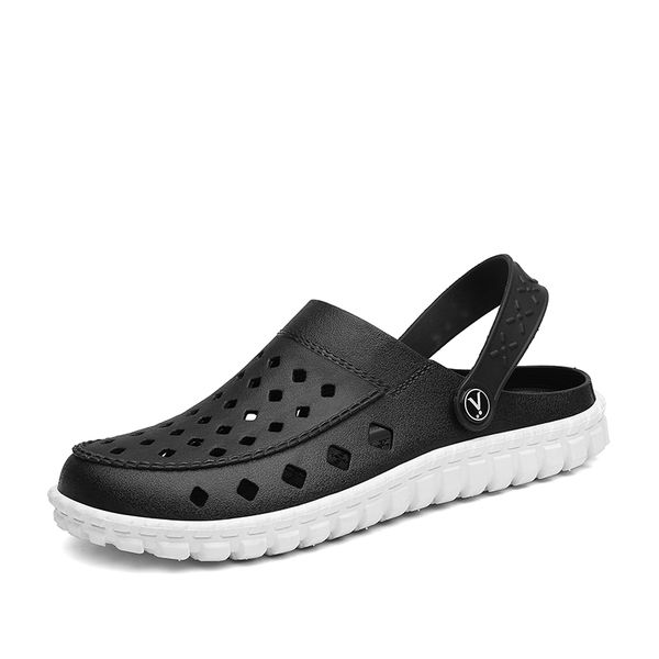 

new summer beach sandals men casual lightweight hole shoes outdoor fashion hollow out slippers men non-slip flip flops