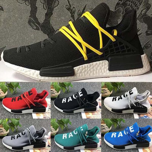 

pharrell williams nmd human race r1 xr1 yellow red black blue grey green white men women sport sneakers grey running shoes eur 36-47