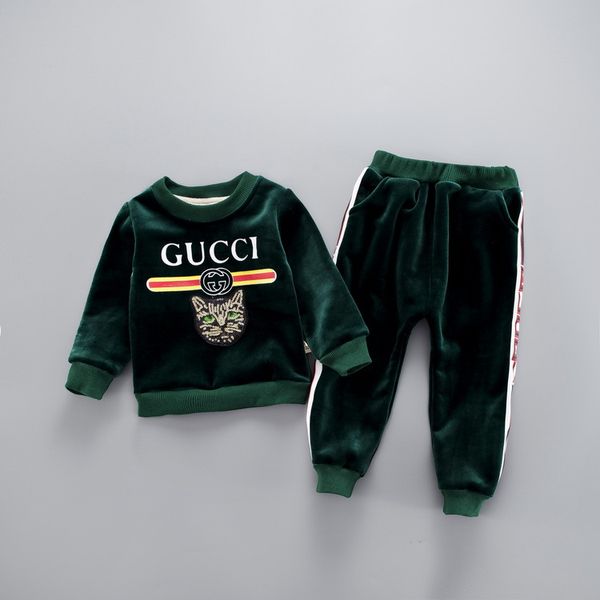 

Мальчиков Одежда для девочек + брюки высокого качества весной и осенью костюм уто