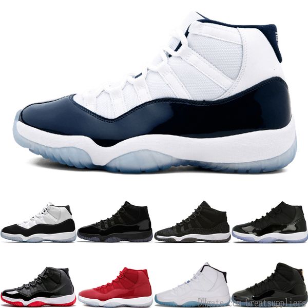 

11 11s win как мода баскетбол обувь concord 45 bred prom night prm наследница space джемы designer мужские спортивные кроссовки размер 36-46