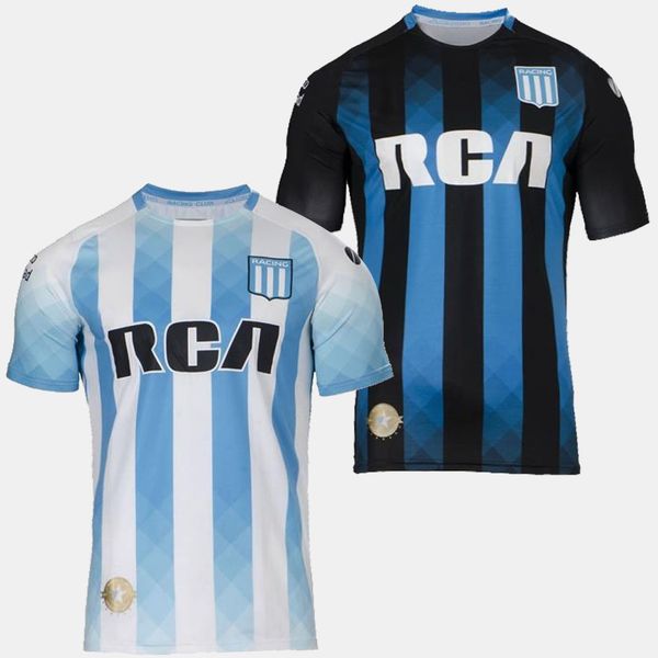 

2019 2020 racing club de avellaned camiseta 30 aniversario supercopa soccer jersey 19 20 bou fernandez centurion football shirt, Black;yellow