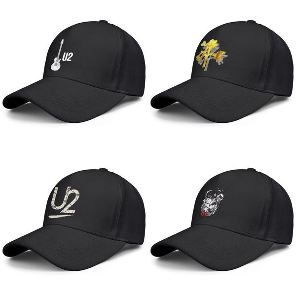 

men's and women's baseball caps ball style team fashion trucker hat irish rock u2 band music rock art the joshua tree alternative, Blue;gray