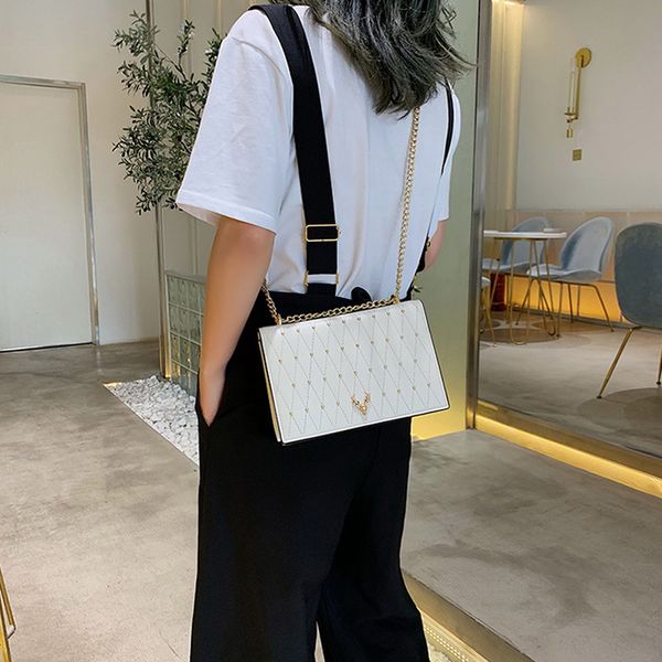 

mini shoulder bags women plaid chain small square bags female fashion diamonds crossbody with pu synthetic leather